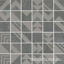 Декор Про Нордик антрацит мозаичный |30x30