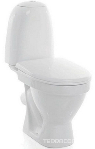 Унитаз-компакт "", косой выход, арматура 1-режим. Alca Plast, сиденье дюропласт с микролифтом, крепление в комплекте XX Sanita Виктория VICSACC01010711