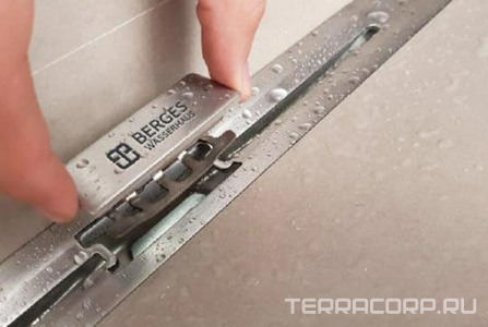 Душевой трап Berges Wasserhaus Simpel 100 см ZZ Berges Универсал 091113