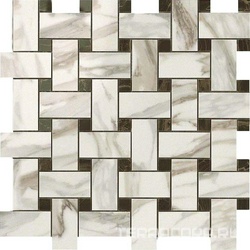 S.M. Calacatta Gold Twist Mosaic / S.M. Калакатта Голд Мозаика Твист