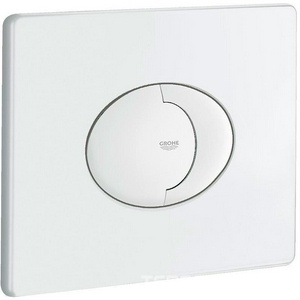 Накладная панель, 2 объема смыва + старт/стоп, горизонтальная, цв.белый ZZ Grohe Grohedal 38506SH0