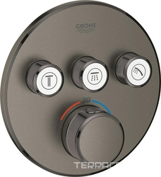 GRT SmCtrl THM ван/душ,кр.роз,3кн,Графит