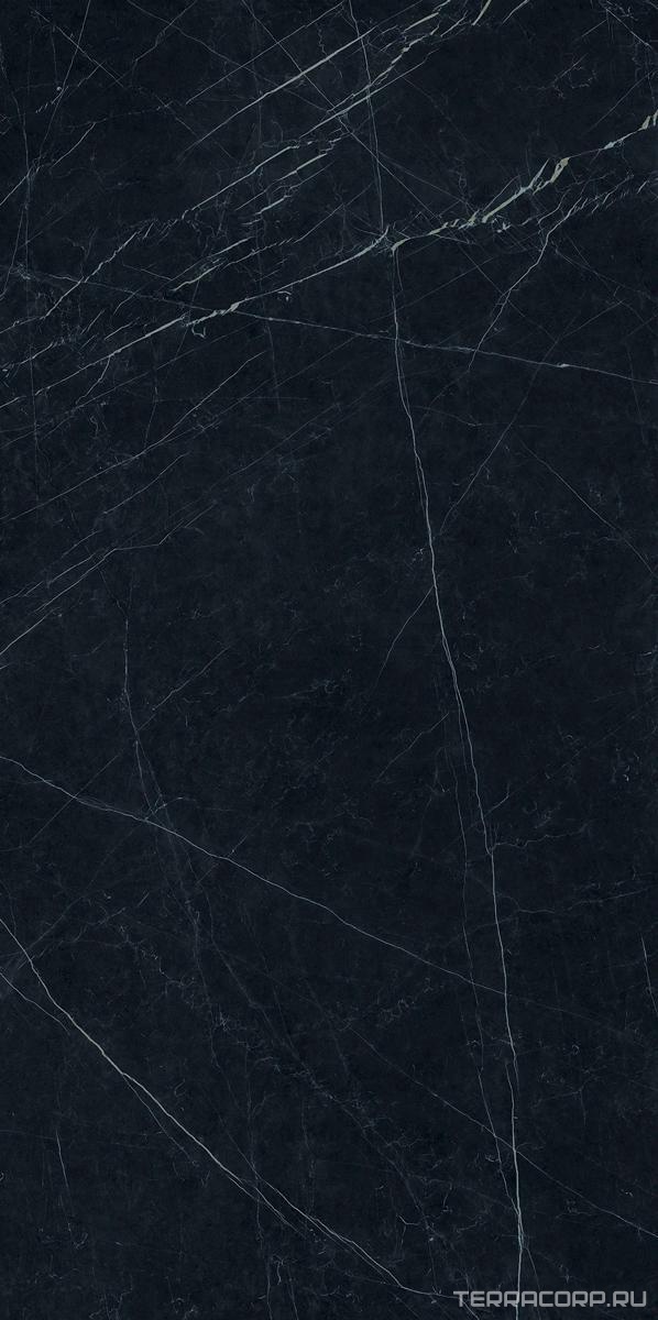 Керамогранит Ariostea Ultra Marmi Nero Marquinia Lev Silk 6 мм 150x300 Черный, фото 4