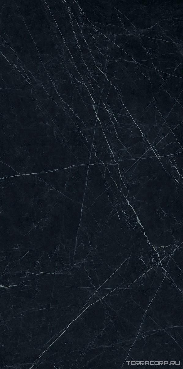 Керамогранит Ariostea Ultra Marmi Nero Marquinia Lev Silk 6 мм 150x300 Черный, фото 7