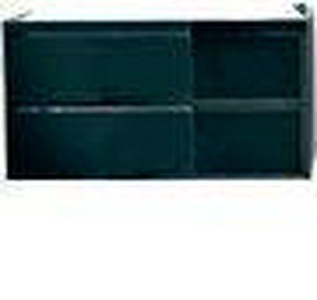 База под 1 раковину 880х510хh44см, с двумя выдвиж. ящиками (цв. G19 тёмносиний глянец/стекло),  ZZ Oasis Daphne 1450882CV G19