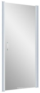 Дверь в нишу , 60x190 см, универсальное, профиль глянцевый хром, стекло сатин ZZ Vegas Glass EP EP 60 08 10