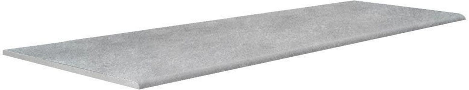 Ступени Kerama Marazzi Королевская дорога СТУПЕНЬ Стандарт  серый светлый обрезной (n040628) 29.6x119.5 Серый 