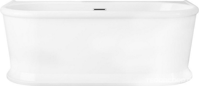 Ванна 1700x800xh600мм, акрил, отдельностоящая, слив-перелив цв.хром в комплекте, BelBagno ZZ BelBagno Универсал BB408-1700-800