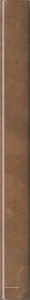 Керамическая плитка Kerama Marazzi Стемма Карандаш  коричневый 20x2 Коричневый 