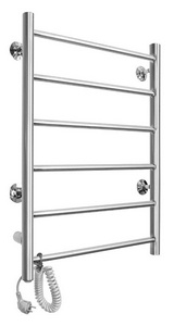 Полотенцесушитель "", 710*500 мм, П6, электрический, пульт справа, комплектующие в комплекте, цв.хром ZZ Domoterm Аврора DMT/109-6 50x71/R