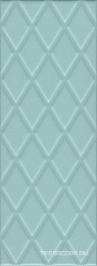 Керамическая плитка Kerama Marazzi Спига  голубой структура 15x40 Голубой 