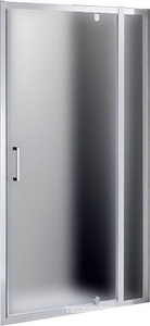 Душевая дверь1100x1950 мм, стекло-рифленое, профиль-хром ZZ Cezares Molveno MOLVENO-BA-11-80+30-P-Cr