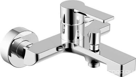 Смеситель для ванны, (цв.хром),  ZZ Villeroy & Boch Architectura TVT10300200061