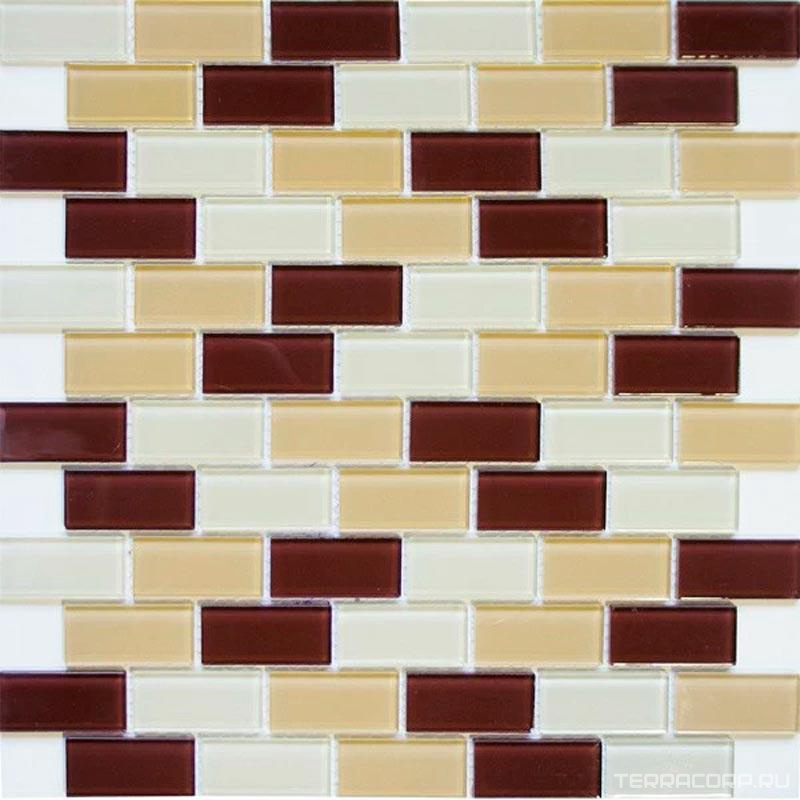 Мозаика Мастера Керамики Stone Мозаика DM 105 песочно-коричневаяZZ32.4x32.4 Коричневый, фото 3