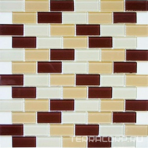 Мозаика Мастера Керамики Stone Мозаика DM 105 песочно-коричневаяZZ32.4x32.4 Коричневый 