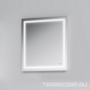 Зеркало , 65 см, с LED подсветкой по периметру AMPM Gem M91AMOX0651WG