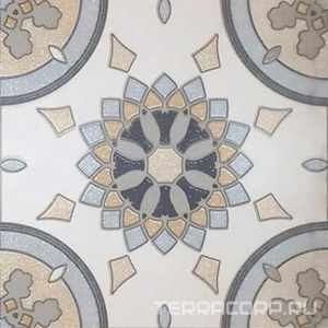 Керамогранит ProGRES Ceramica Калакатта Вставка   1 15х15 Серый 