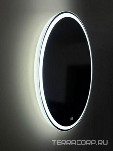 Зеркало 600х30мм, круглое с встроенным по периметру светильником и сенсорным выключателем, 12W, 220-240V, BelBagno BelBagno Универсал SPC-RNG-600-LED-TCH