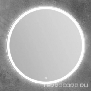 Зеркало 600х30мм, круглое с встроенным по периметру светильником и сенсорным выключателем, 12W, 220-240V, BelBagno BelBagno Универсал SPC-RNG-600-LED-TCH