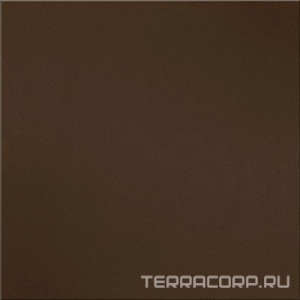 Керамогранит Уральский гранит Уральские фасады Грес Уральский UF027 кофейный моноколор матовый60x60 Коричневый 