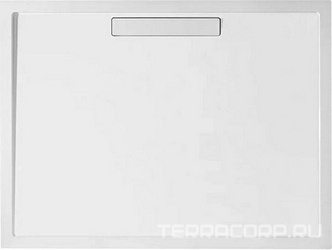 Поддон д/душа прямоуг.1200х900хh18/100мм, сифон в комплекте, ножки, опора, уплотнитель в компл., (кварил, цв.белый глянц.), Squaro ZZ