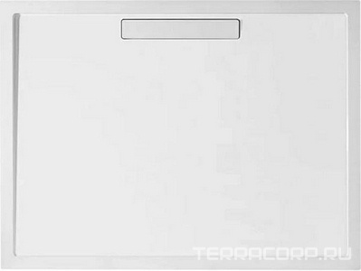 Поддон д/душа прямоуг.1200х900хh18/100мм, сифон в комплекте, ножки, опора, уплотнитель в компл., (кварил, цв.белый глянц.),  ZZ Villeroy & Boch Squaro UDQ1290SQR2V-01
