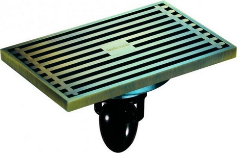 Трап сливной Magdrain, с декоративной решеткой, цв. бронза ZZ Magdrain F F03Q5-Q/354992