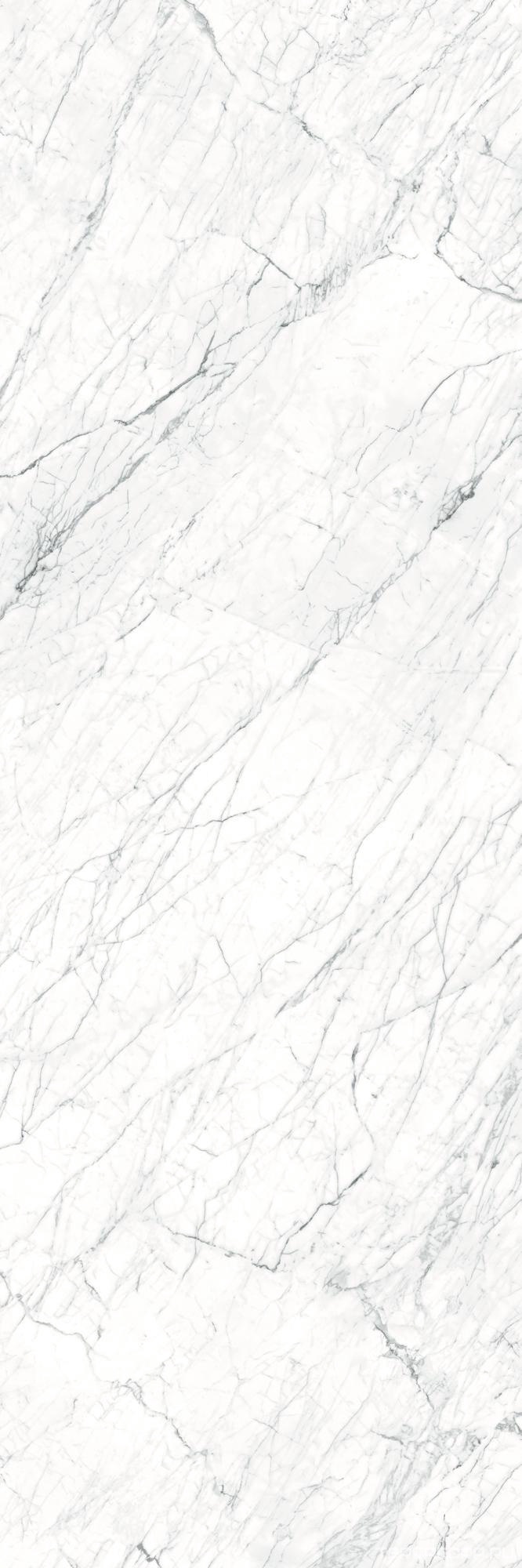 Керамогранит Laminam I Naturali Marmi I Naturali Statuarietto Lucidato 5.6 100x300 Светло-серый, фото 4