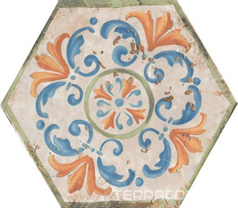 Керамическая плитка Kerama Marazzi Виченца Декор  Майолика А156 напольныйXX20х23.1 Комбинированный 