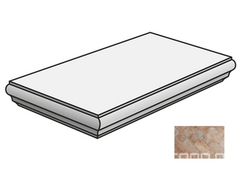 Tuscany Angolo Gradone + Toro Certaldo Dx  ZZ|20,3x40,6