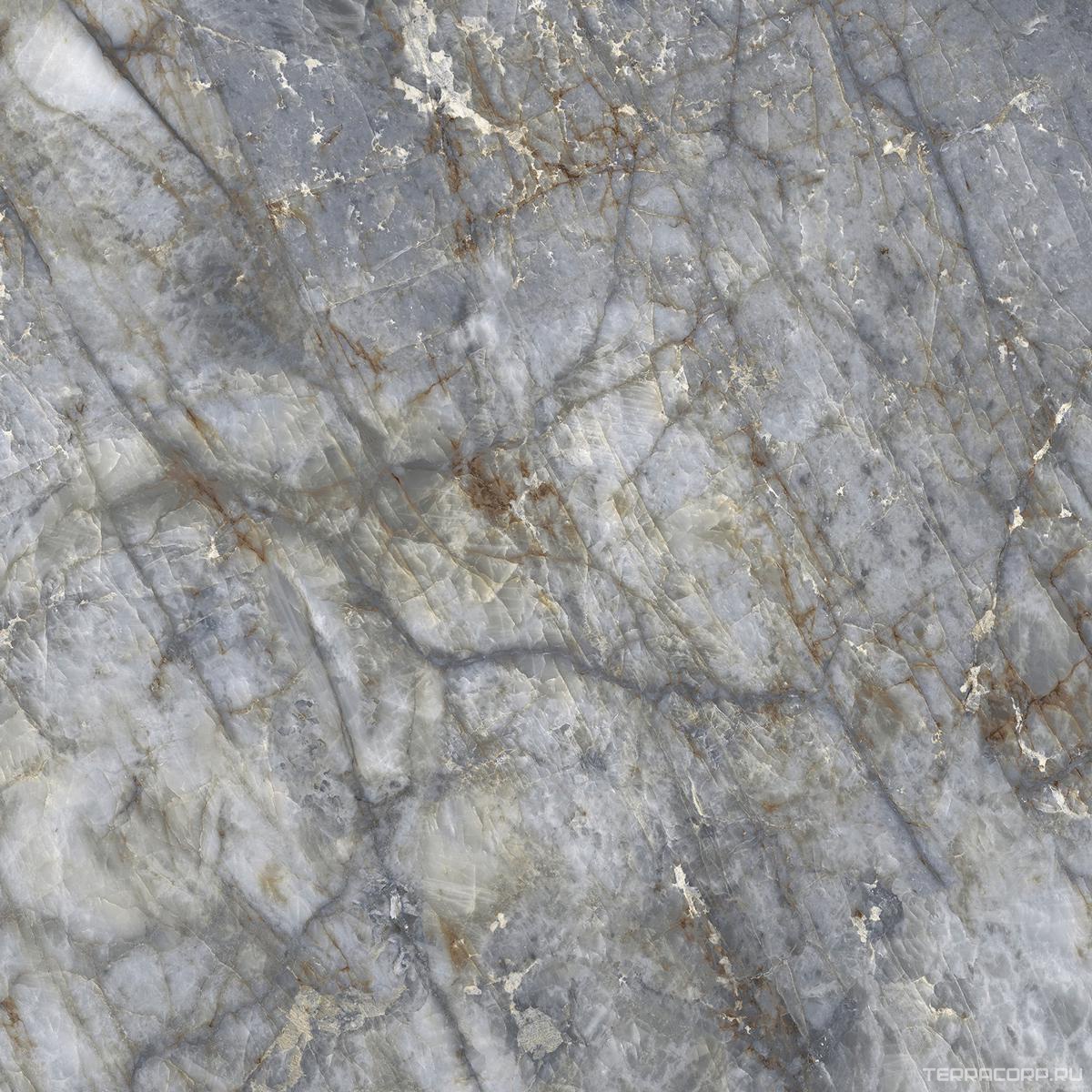 Керамогранит Emil Ceramica Tele Di Marmo Revolution Blu Ande Full Lap ZZ90x90 Серый, фото 5