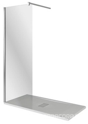 Душевое ограждение WALK IN - 80 х 195см, стекло прозрач., профиль хром ZZ
