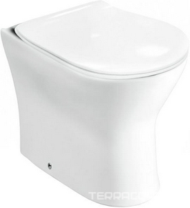 Чаша напольного унитаза LEON, 36х66.5 м, БЕЗ крышки, БЕЗ бачка, крепеж в компл. ZZ Roca Leon 342649000