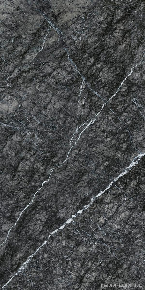 Керамогранит Ariostea Ultra Marmi Grigio Carnico Lucidato (Shiny) 6 mm KL 150x300 Серый, фото 6