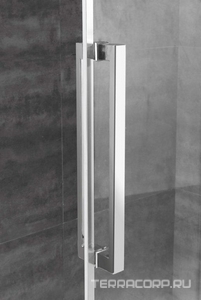 Душевой уголок 1200(1180-1220)х1000(980-1000)хh2000мм, прямоугольн, правый/левый, вход 475мм,(ст.прозр.Idrorepellente 8мм,фурнит.цв.хром),  ZZ Cezares Lux Soft LUX-SOFT-W-AH-1-120/100-C-Cr-IV