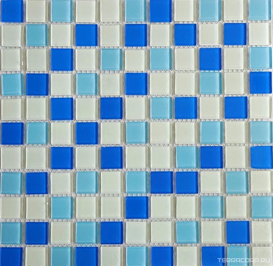 Мозаика Мастера Керамики Glass Мозаика FA021.025.080B (чип 23x23, 25x25) ZZ30x30 n/a, фото 3