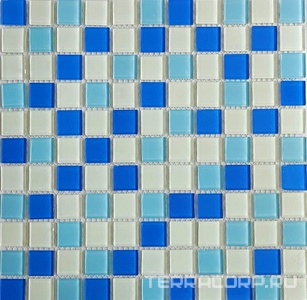 Мозаика Мастера Керамики Glass Мозаика FA021.025.080B  (чип 23x23, 25x25) ZZ30x30 n/a 