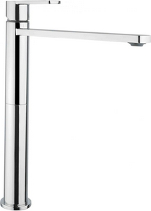Смеситель для раковины, Высокий, с д/к, (цв.хром),  ZZ Cezares Glam GLAM-LC-01-W0