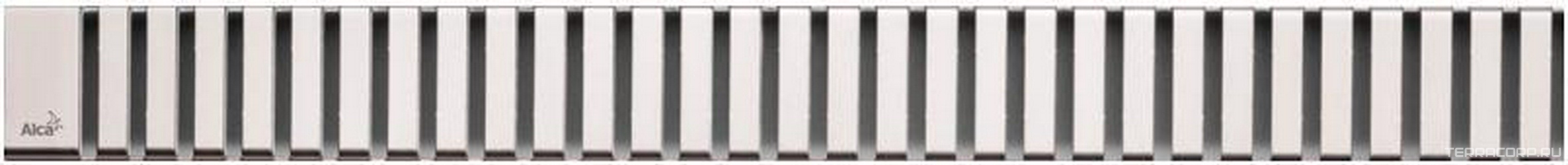 Решетка для водоотводящего желоба Mini Line 300мм, хром