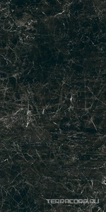Керамогранит Laminam Rus I Naturali Marmi Nero Greco 12.5 mm ZZ162x324 Черный 