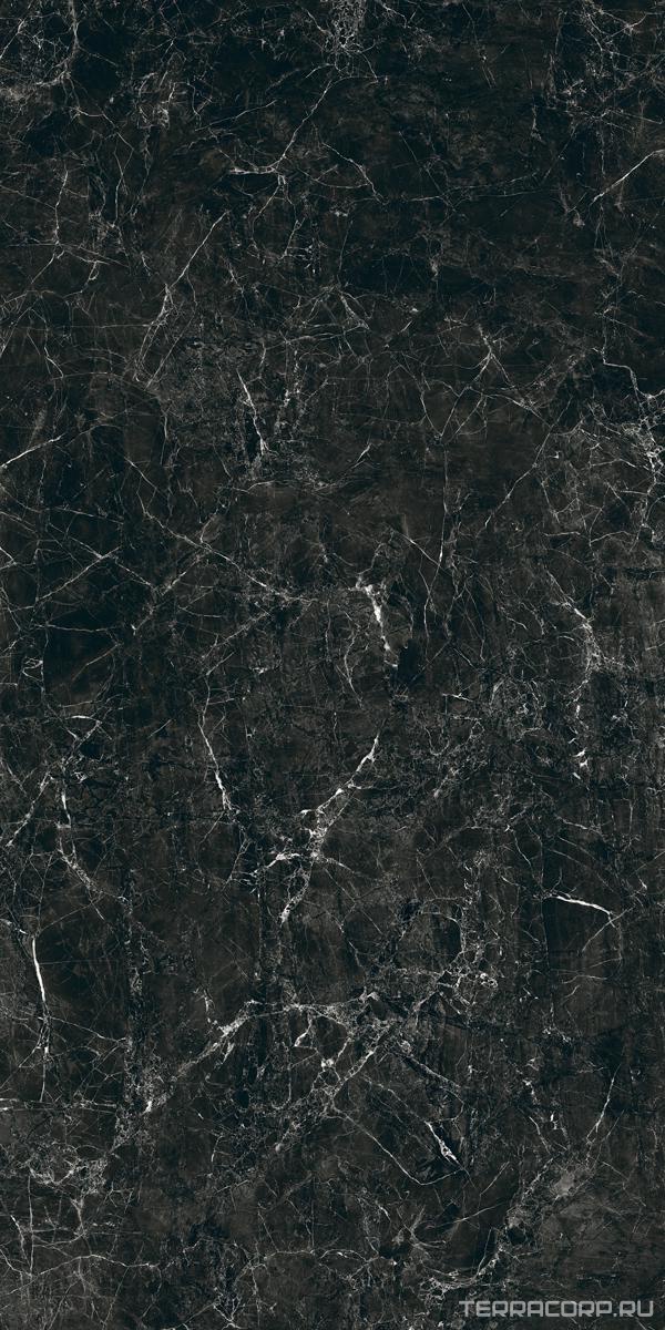 Керамогранит Laminam Rus I Naturali Marmi Nero Greco 12.5 mm ZZ162x324 Черный, фото 5