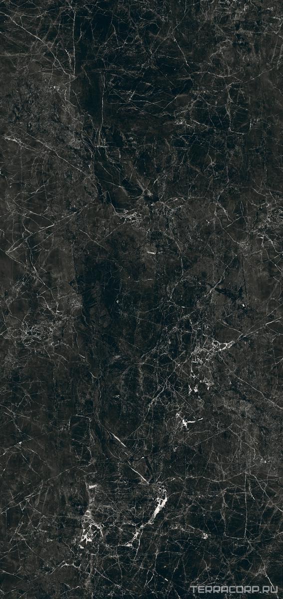 Керамогранит Laminam Rus I Naturali Marmi Nero Greco 12.5 mm ZZ162x324 Черный, фото 4