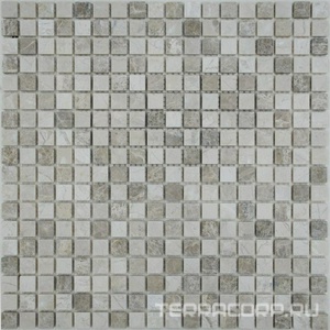 Мозаика Спектр-М Натуральный камень Мозаика из камня на сетке М20-268-15Т 30.5x30.5 Комбинированный 