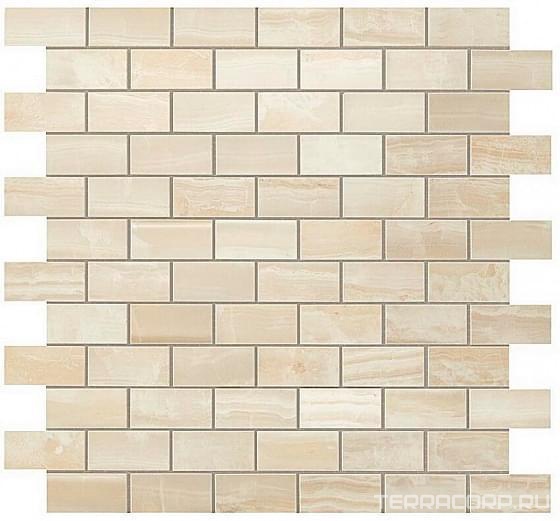 Мозаика AtlasConcorde Россия Supernova Onyx S.O. Ivory Chiffon Brick Mosaic / С.О. Айвори Шиффон Брик Мозаика Бежевый, фото 3