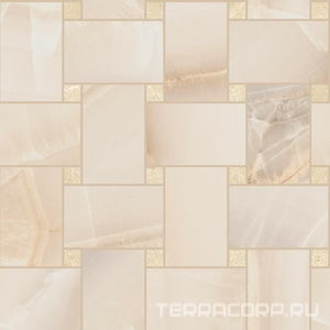 Мозаика Sant Agostino Akoya Maxi Rete  Ivory Kry 30x30 Бежевый 