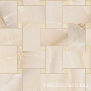 Мозаика Sant Agostino Akoya Maxi Rete  Ivory Kry 30x30 Бежевый 