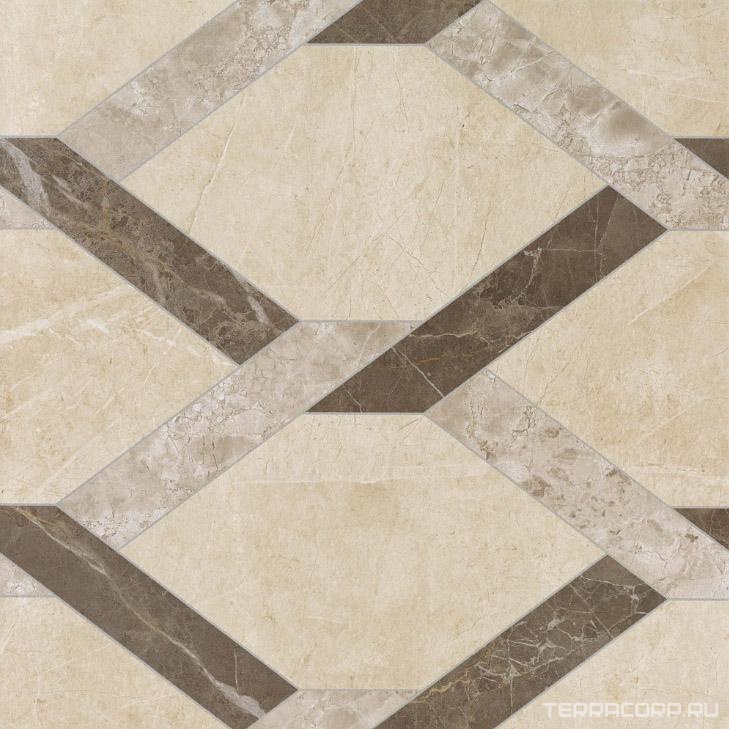 Керамогранит AtlasConcorde Россия Supernova Stone S.S. Hexagon Wax 60x60 / С.С. ГЕКСАГОН 60 Вакс Рет. Комбинированный, фото 3