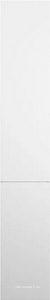 Шкаф-колонна подвесная, 350x300x1630 мм, петли слева, цвет белый глянец ZZ AMPM Gem M90CHL0306WG