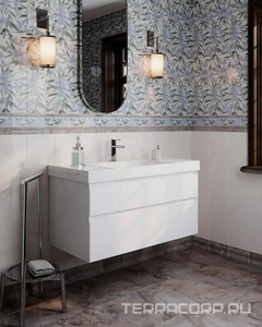 Раковина мебельная 100 см, для тумбы  и MODULA Kerama Marazzi Cubo CU.wb.100