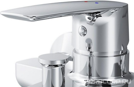 Смеситель для ванны/душа  излив 175мм, БЕЗ аксессуаров, цв.хром AMPM Gem F90A10000